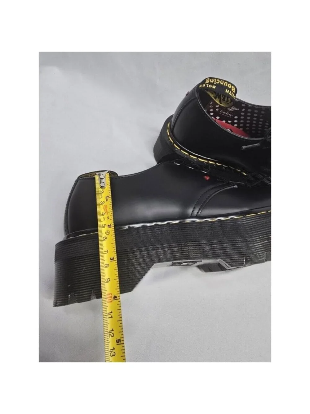 Dr.Martens Betty boop 1461 Quad Platform UK 5 Womens USA SIZE 7- New Without Box
